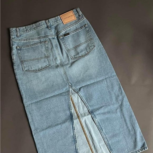 CM292 - Coach Long Denim Skirt - Picture 8 of 11